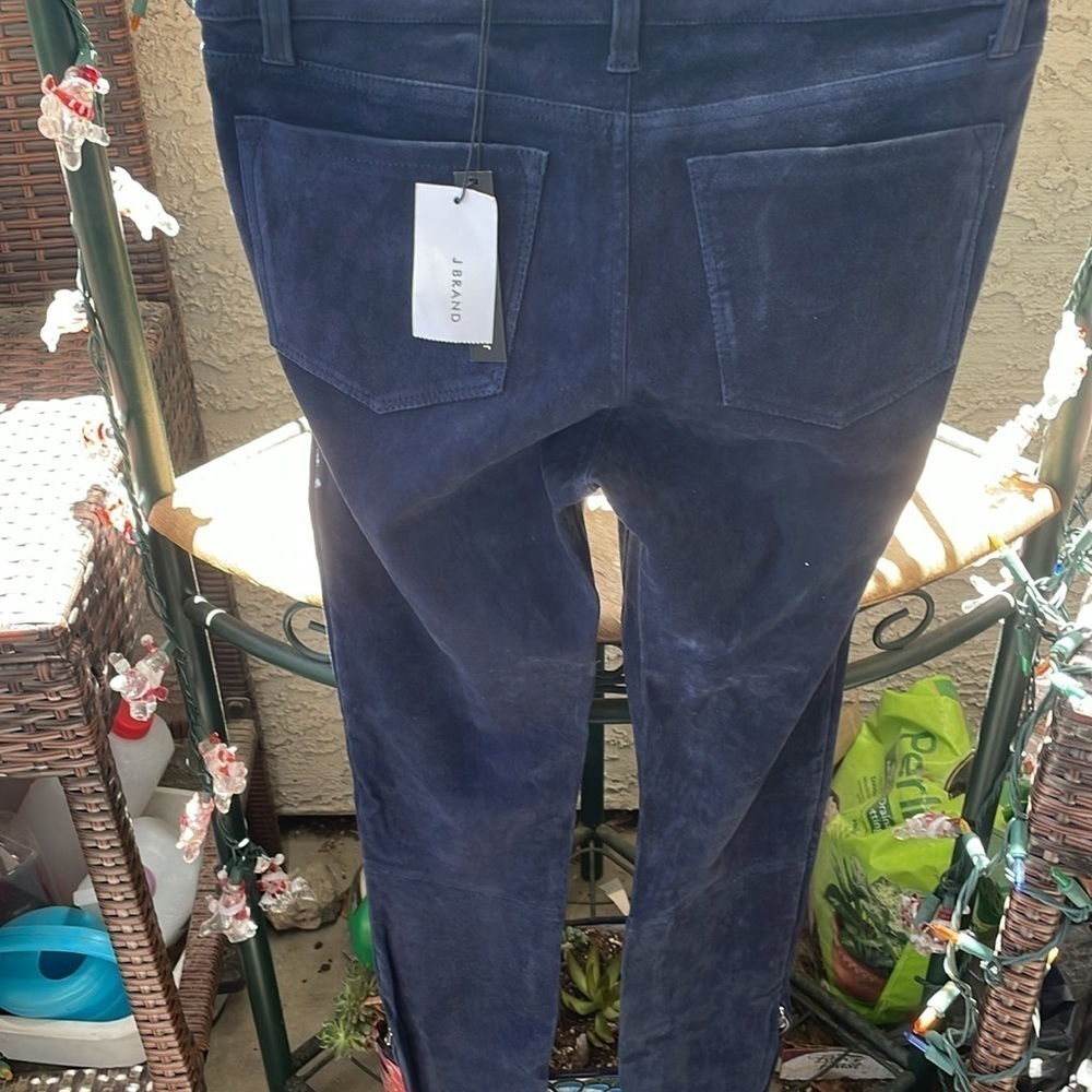 J Brand Leather Skinny Pants #6 - Picture 7 of 11